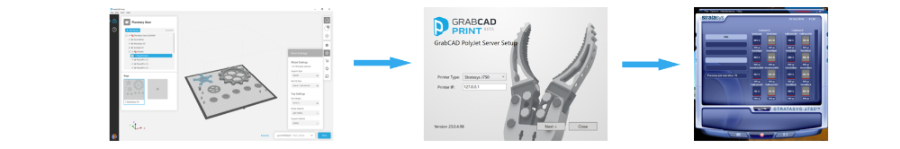 Configuración de sus impresoras PolyJet_1