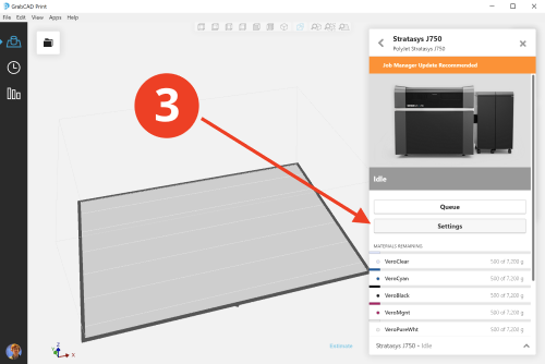 Configuration de vos imprimantes PolyJet_101