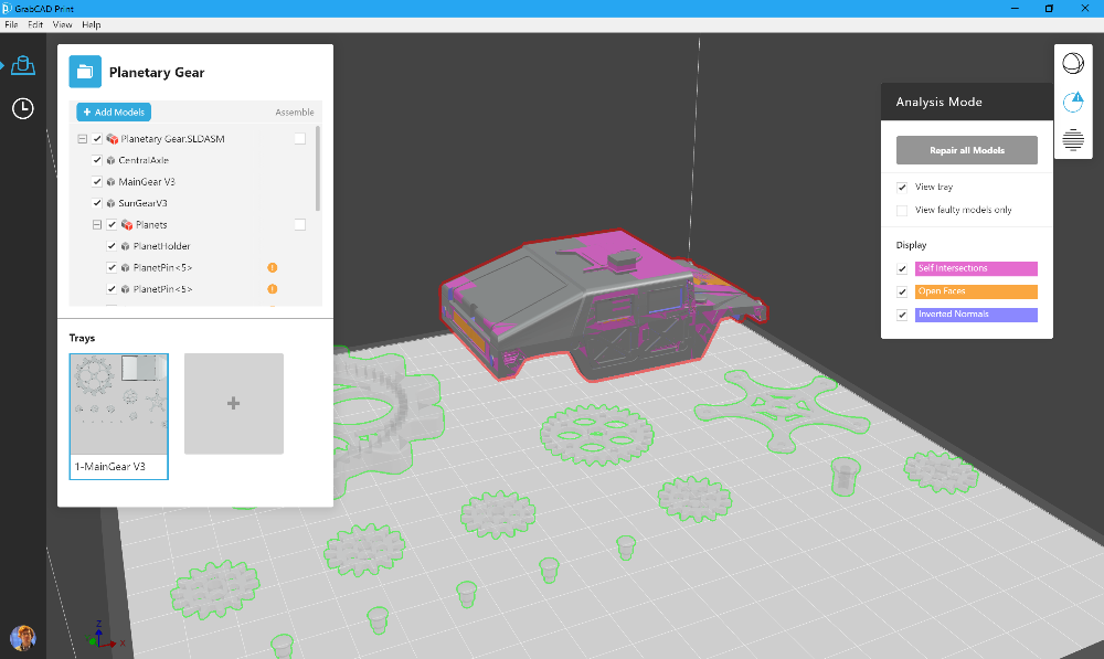 How to detect and repair mesh2