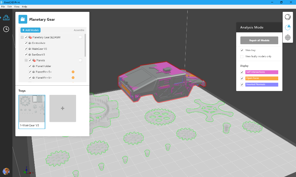 Comment détecter et réparer mesh2