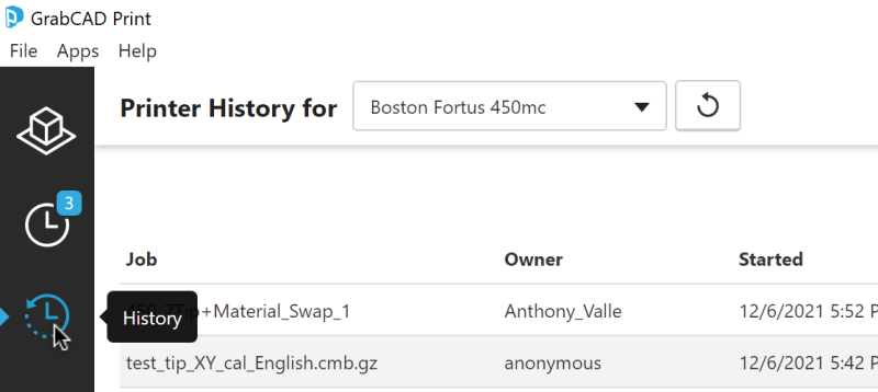 Printer history and usage reports_1