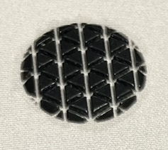 Fully-segmented 3D printed geometry on textile