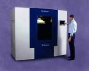 A man operating the FDM Maxum 3D Printer A man operating the FDM Maxum 3D Printer