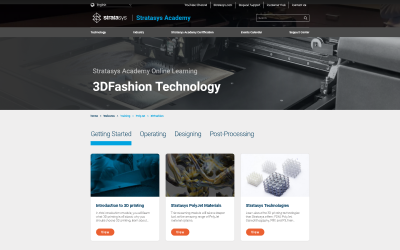 New Design Stratasys Academy Online