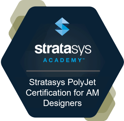 AM Designers certification transparent PolyJet AM Designers certification