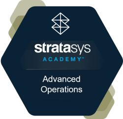 Stratasys Academy Certifications Advanced Operations