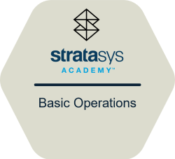 Stratasys Academy Certifications Basic Operations