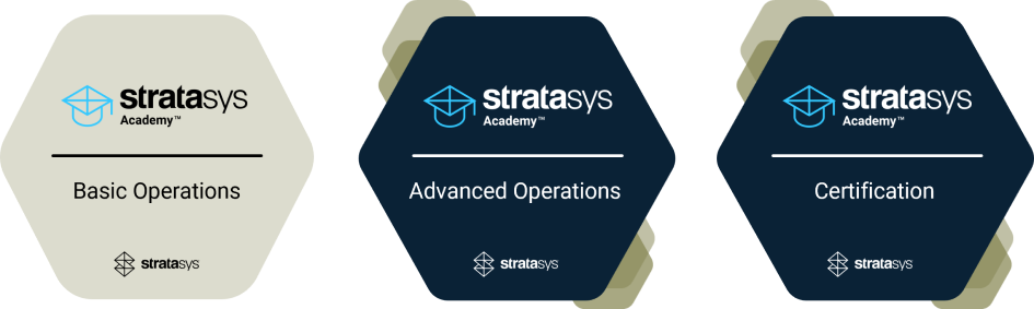 Stratasys Academy Logo badges