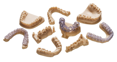 Teeth 3D printed prototypes