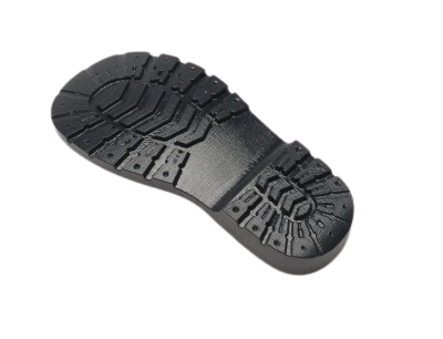 A black 3D printed shoe sole