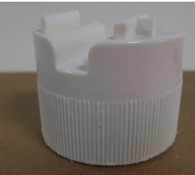 3D printed white model